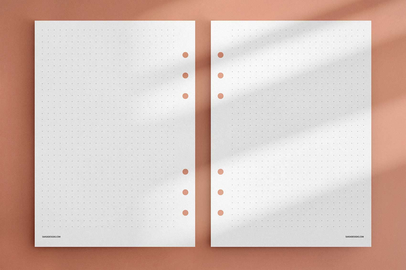 Free dot grid paper template