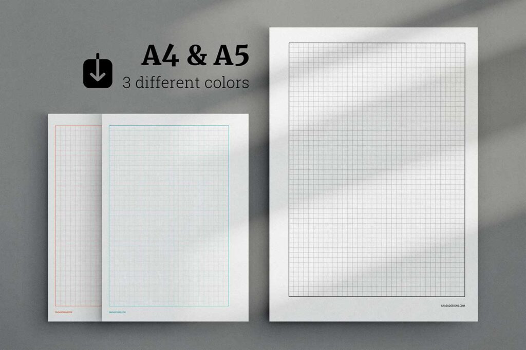 Square grid paper printable